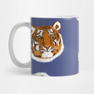 Tiger Heads Pattern Mug